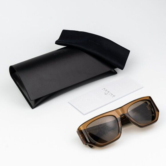 NEW Saint Laurent SL740 002 Brown Havana Square Unisex Sunglasses - Picture 12 of 12